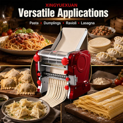 XINGYUEXUAN Pasta Maker Machine, Manual Noodle Maker, 2mm & 4mm Cutters