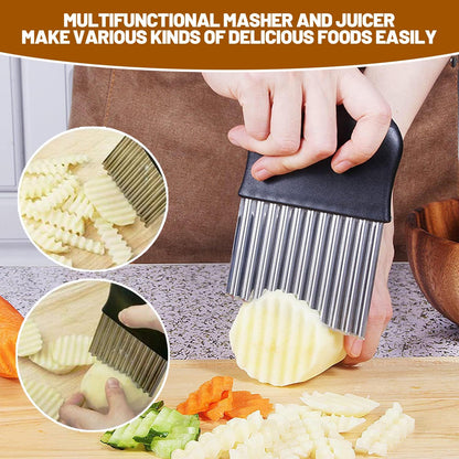 SHIKORI Heavy Duty Stainless Steel Professional Ricer for Mashed Potatoes
