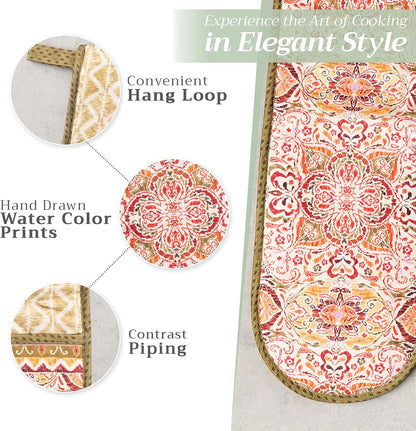 Maison d' Hermine Pot Holders 100% Cotton Potholders (8" x 8") - Colors A