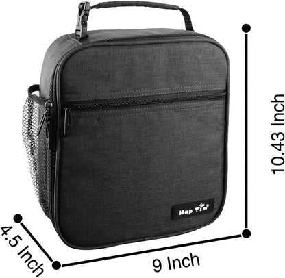 Hap Tim Kids Lunch Box for Girls Boys, Reusable Lunch Bag for Kids, Spacious Lunchbox, Insulated Lunchbag, Purple Unicorn(18654-PP)