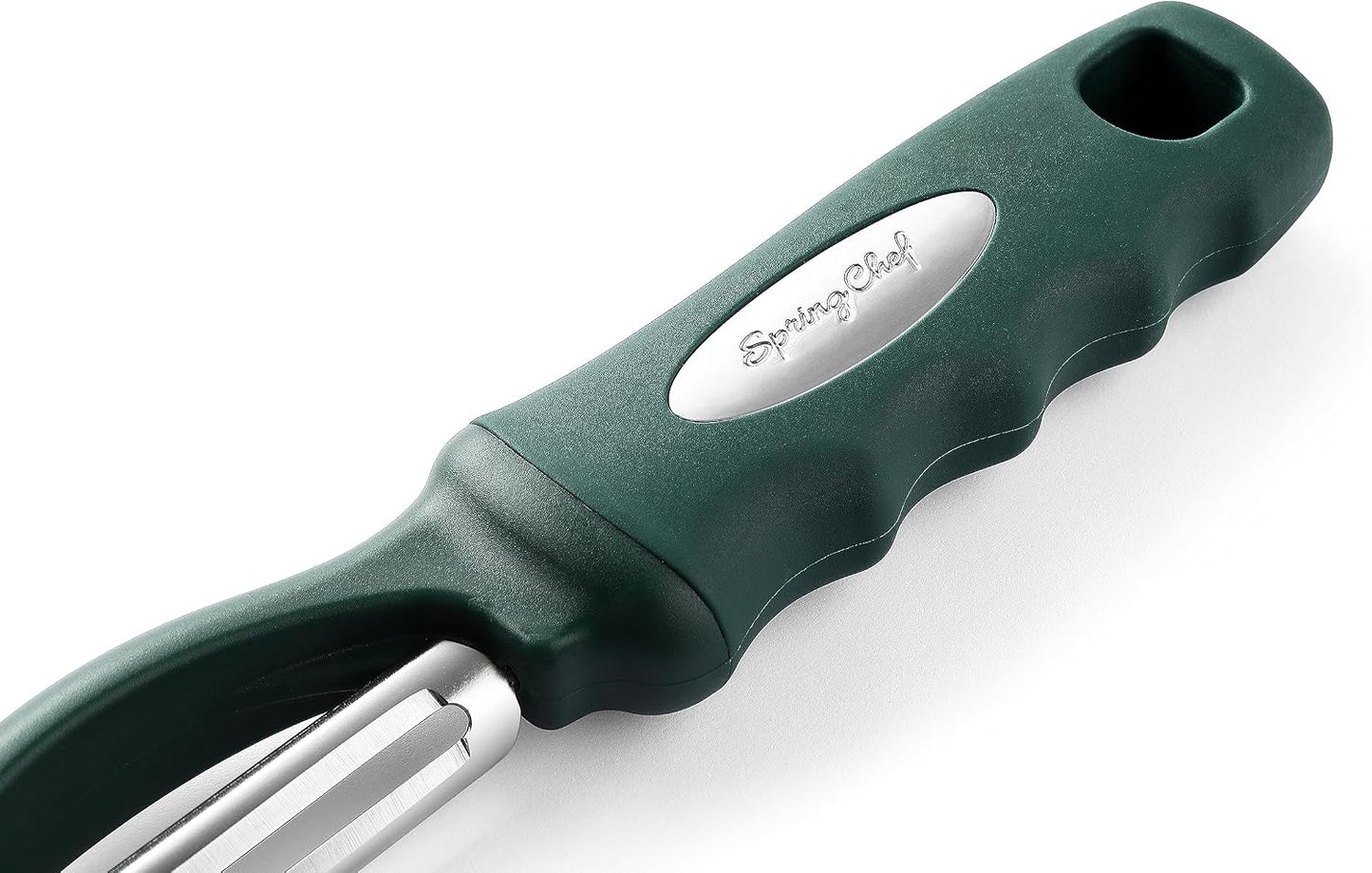 Spring Chef Premium Swivel Vegetable Peeler, Soft Grip Handle and Ultra Sharp Stainless Steel Blades - Perfect Kitchen Peeler For Veggie, Fruit, Potato, Carrot, Apple - Mango