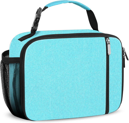 esouler Lunch Box Kids Insulated Lunch Bag for Boys & Girls Durable Children Lunchbox for School with Water Bottle Holder-Black