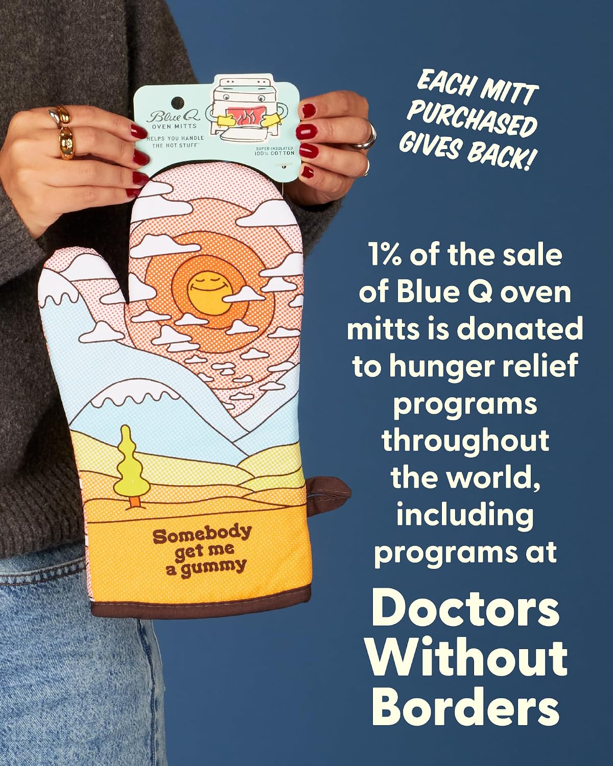 Blue Q Oven Mitts - Cute Kitchen Accessories & Kitchen Gifts - from Scratch