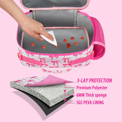 RLGPBON Kids Lunch Bag,Insulated Lunch Box for Girls,Lunch Bag Toddler Teen,School Daycare Cute Travel bags