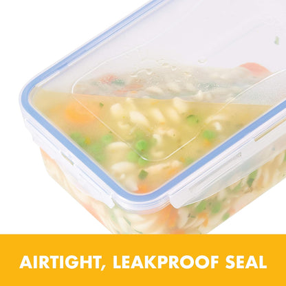 LOCK & LOCK LocknLock Easy Essentials Food Storage with Flip Lid/Airtight container, BPA Free, 10.1-Cup, Clear