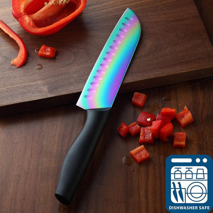 Marco Almond Kitchen Knife Set Chef Knife Set Black