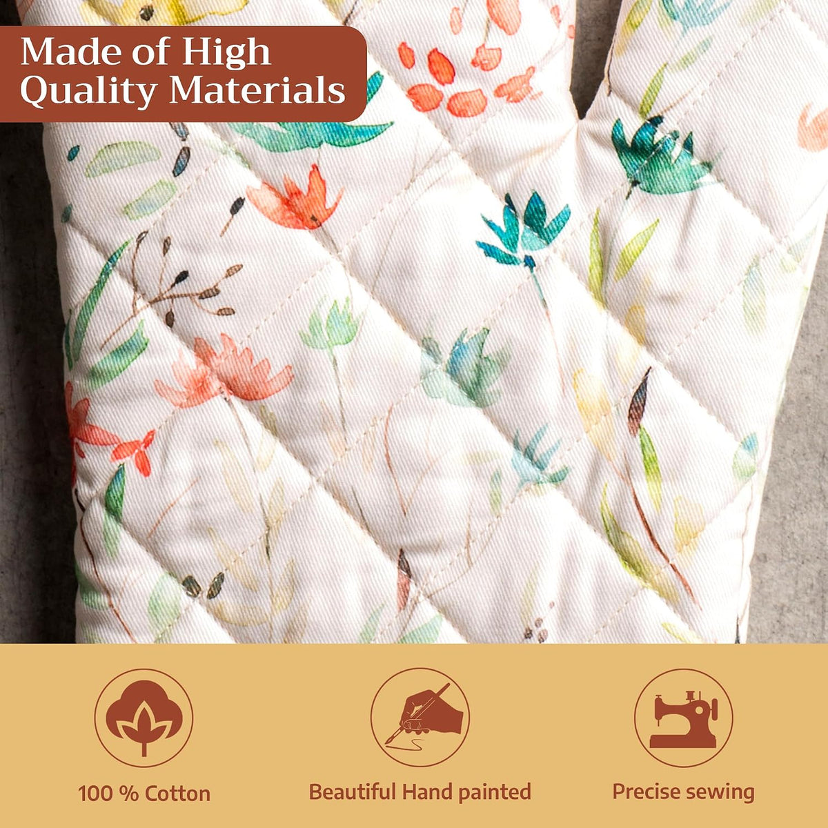 Maison d' Hermine Pot Holders 100% Cotton Potholders (8" x 8") - Colors A