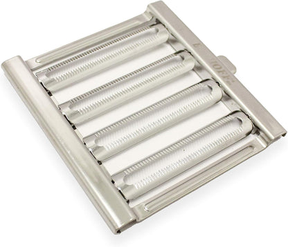 Berghoff 6Pc Stainless Steel Mandoline Pro,Multi Slicers,Silver & Red