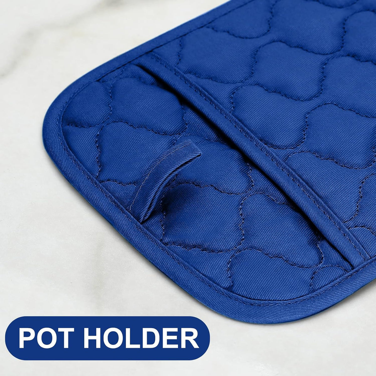 Oven Mitts Kitchen Towels and Dishcloths Pot Holders Sets, Oven Gloves Kitchen Dish Towels 500 Degree Heat Resistant Potholders with Non-Slip Silicone Surface for Cooking, Grilling, Baking-Gray