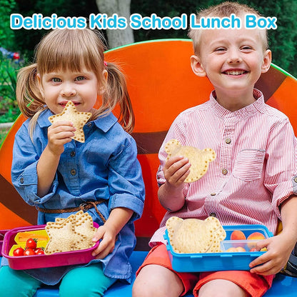 32PCS Sandwich Cutter and Sealer Set Sandwich Cutter for Kids, Vegetable Fruit Cutter Shapes with Food Picks for Kids School Lunch Bento Box Accessories Cookie Cutters