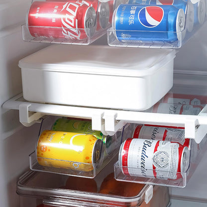 8Pcs Clear Plastic Storage Bins, Refrigerator Organizer Bins with Handles, Freezer Organizer Clear Organizing Bins, BPA-Free Fridge Storage Containers for Fridge, Freezer, Cabinet, Kitchen, Pantry