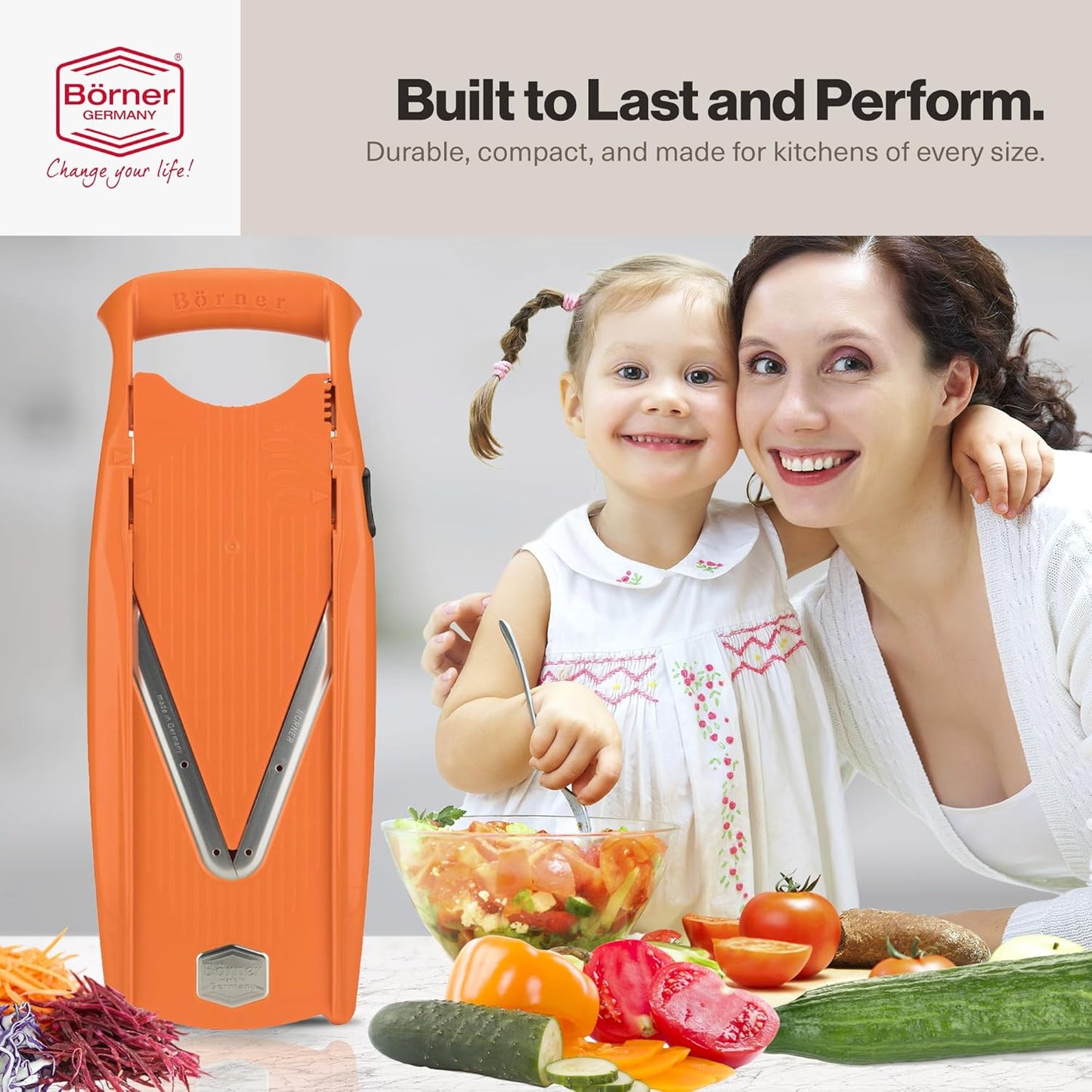 Swissmar Borner V Power Mandoline, V-7000, Red