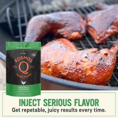 Kosmos Q Original BBQ Pork Injection, Meat Marinade, 16 Oz