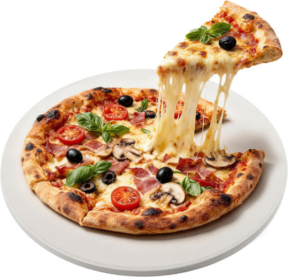 Extra Large 24 x 17 3/4 Inch Rectangular Pizza Stone for Oven and Grill