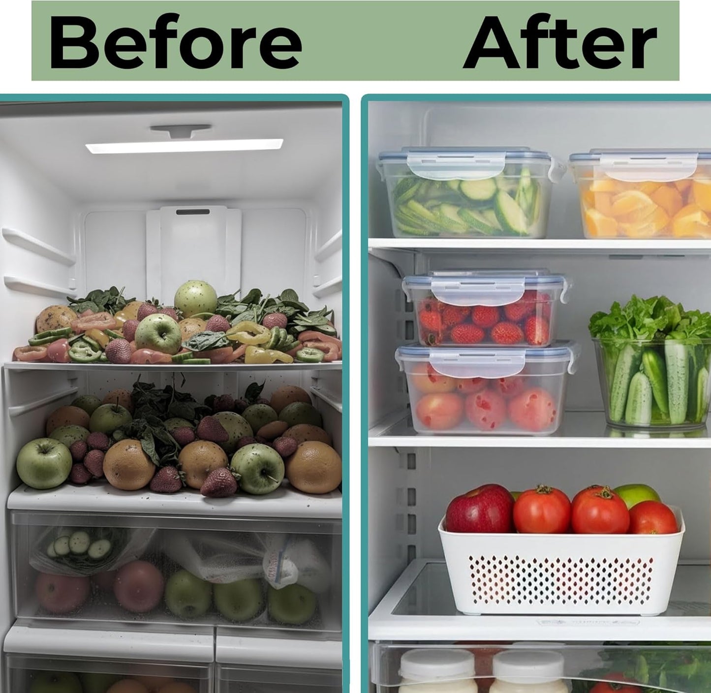 70 Pcs Large Food Storage Containers with Lids Airtight-2500ML to Small Box,Total 22812 ML Stackable Kitchen Bowls Set(35 Containers,35 Lids)-BPA Free Leak proof Plastic Boxes-Microwave safe