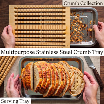 Bamboo Bread Slicer Guide Cutter For Homemade Bread, Sourdough, Bagel, Loaf