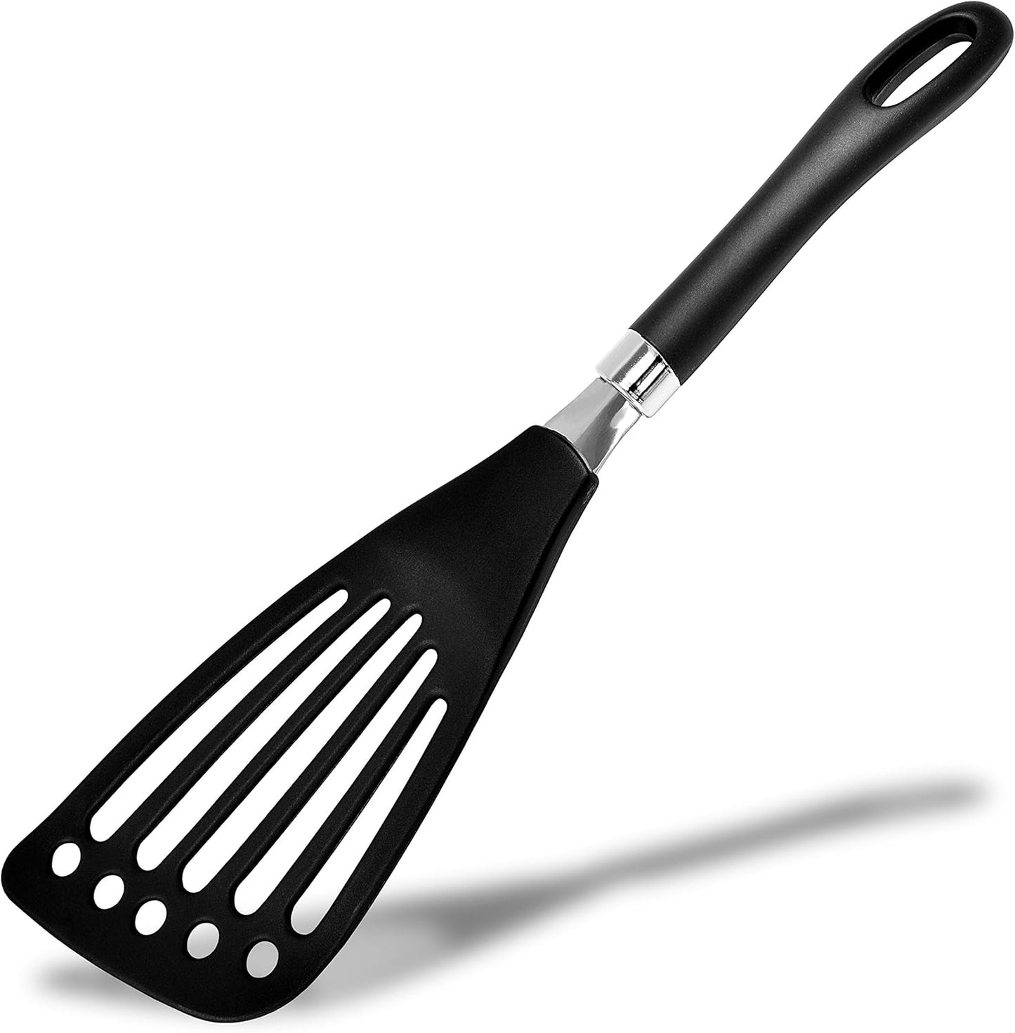 Left Handed Fish Spatula Stainless Steel Egg Flipper 12” | Fish Turner Spatula Slotted Turner Utensils Seki Japan