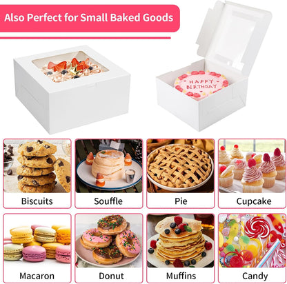 WINKIO Cake Boxes 12 inch, Cake Carrier Holder, Storage Transport Container