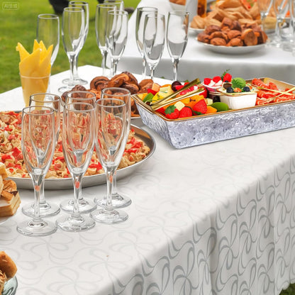 Baderke 1 Set 16" x 9" Chilled Serving Tray for Parties with Compartments and Lid Charcuterie Serving Board Ice Rectangle Chilled Party Platter for Seafood Vegetable Fruit Shrimp Cocktail (Silver)