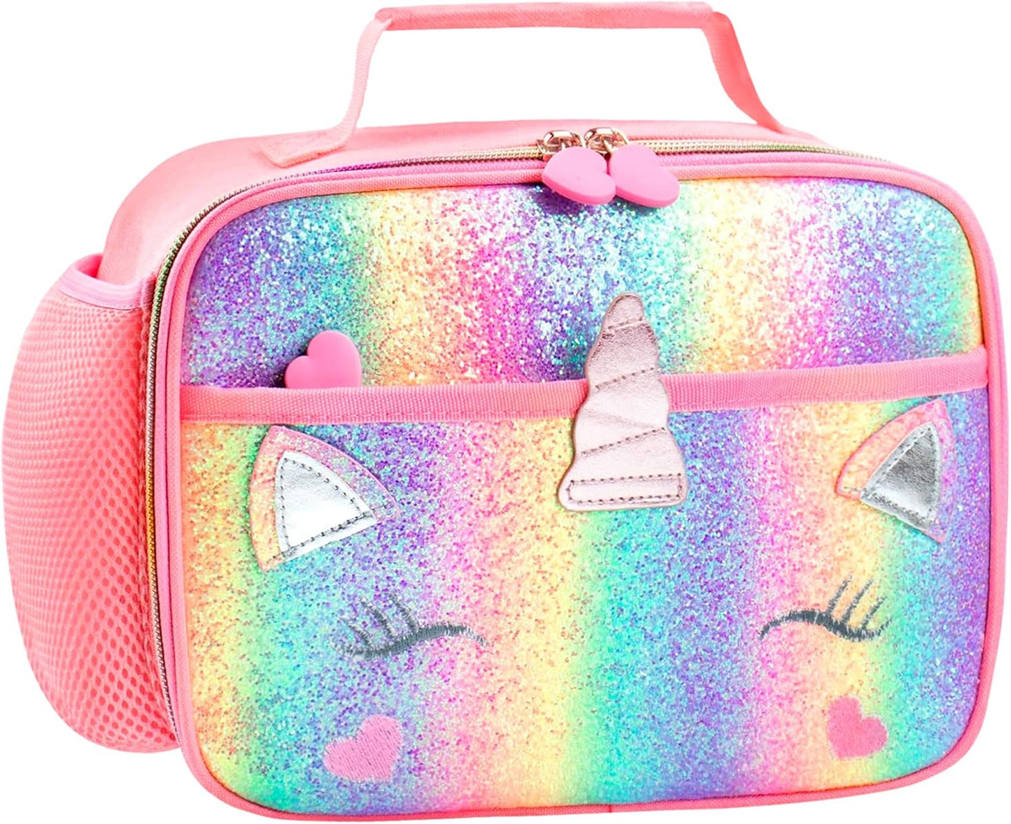 RLGPBON Kids Lunch Bag,Insulated Lunch Box for Girls,Lunch Bag Toddler Teen,School Daycare Cute Travel bags