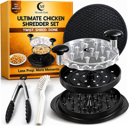 Chicken Shredder Tool | Food Grade | Black | 9.84 Inch
