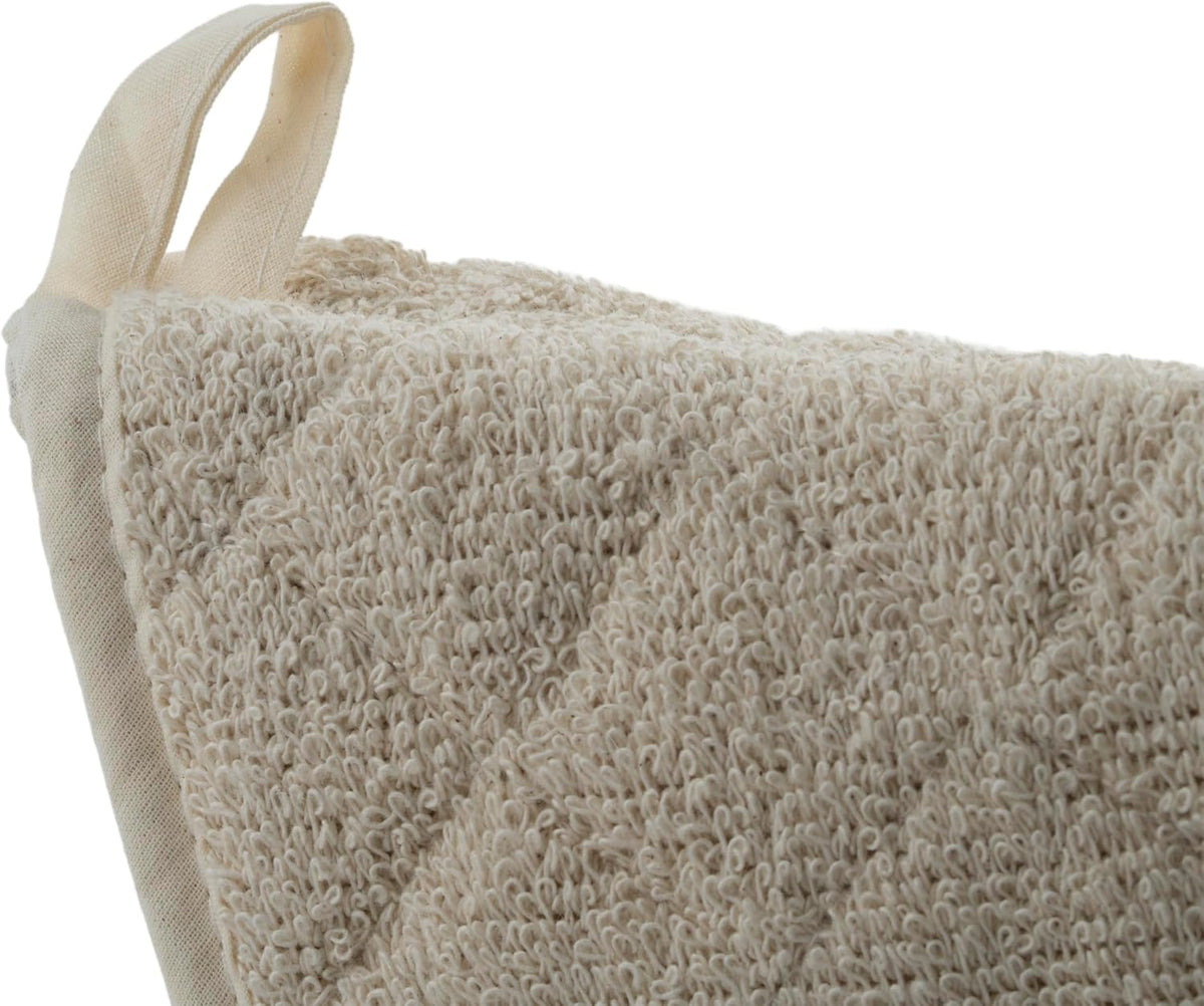 Winco Terry Oven Mitt, 13-Inch, Tan