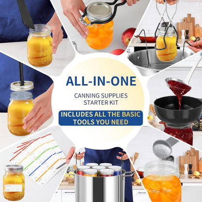Canning Supplies Starter Kit,Canning Kit Set for Beginners