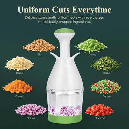IVYROLL Vegetable Chopper, Manual Food Chopper
