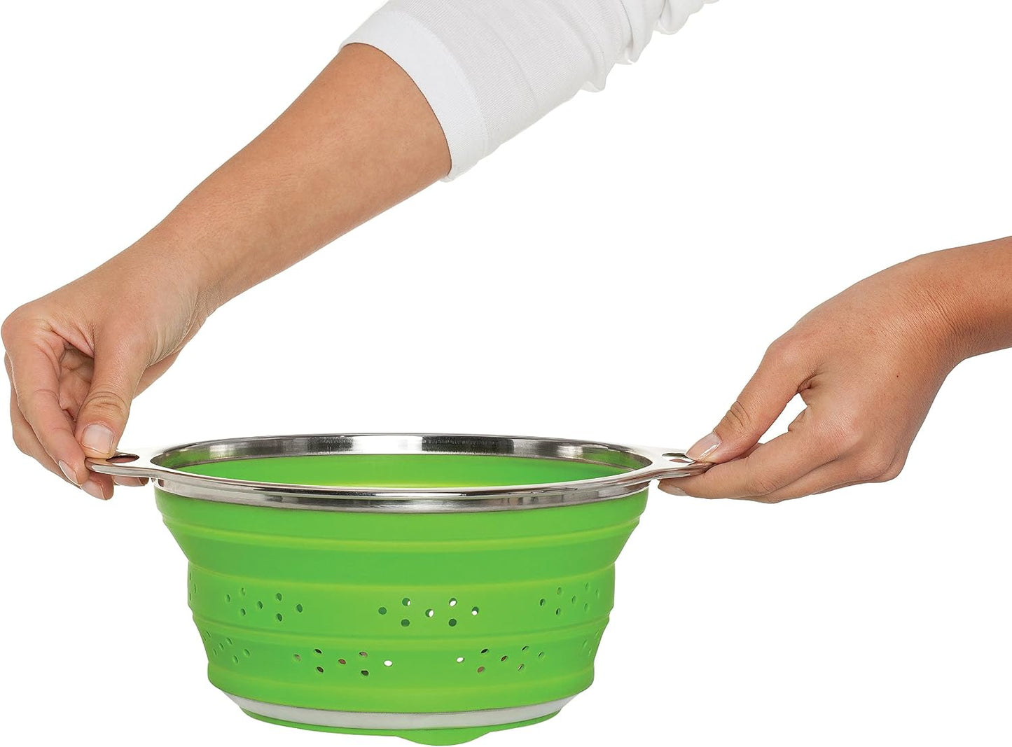 HIC Kitchen Rinse and Drain Colander Bowl, BPA Free