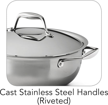 Tramontina Signature Stainless Steel Pasta Strainer Insert for Pot