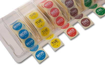 DayMark Safety Systems-IT1143926 Day of the Week 3/4" Circle Permanent Label, SAT (Roll of 1,000)