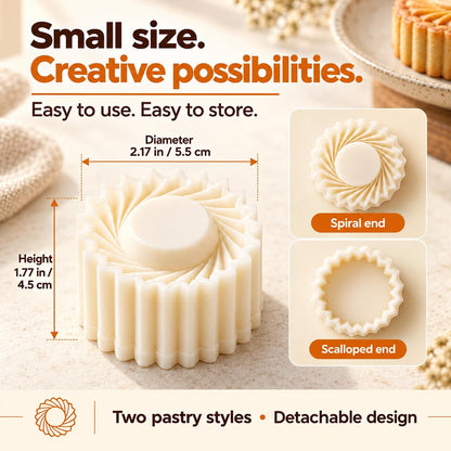 2027 New Thickened Creative Double-Ended Pastry Mooncake Cookie Molds
