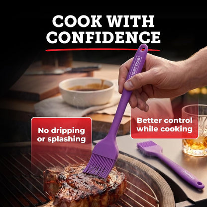Lightyear Silicone Basting Brush for Cooking – Pastry Brush Set