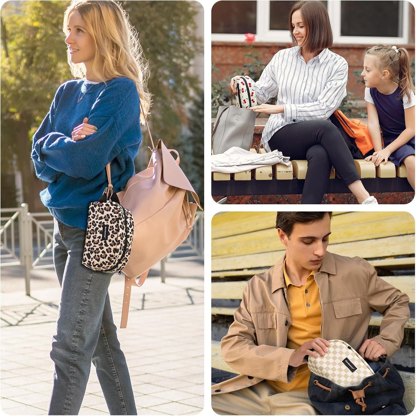 Cerbonny Freezable Cooler Bag for Work/School Travel - Mini Insulated Bag Fit For Yogurt