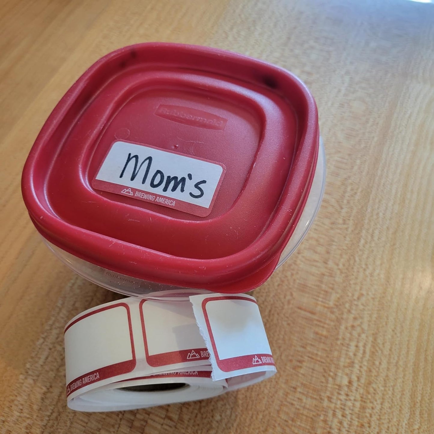 Dissolvable Food Labels for Food Containers - 250qty Made in USA - 1x2 Inches - Wash-Off Labels for Meal Prep, Pantry, Freezer and Mason Jars – No Scrubbing, No Residue - Teal