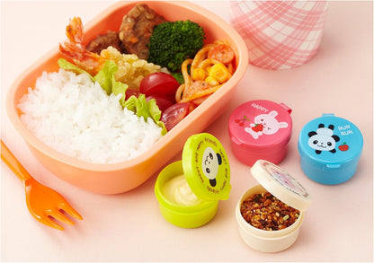 CuteZCute Mini Condiment Mayo Container for Bento Lunch Box, Blue/Pink/Green/Cream