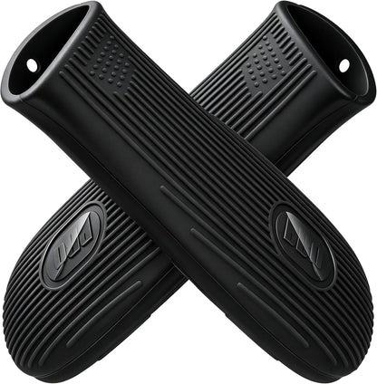 Cbiumpro 2 Pack Heatproof Cast Iron Handle Cover Holder for Hot Skillet Pan