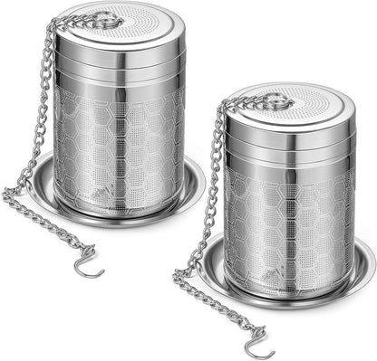 2 Pack Tea Infusers For Loose Tea, 304 Stainless Steel, 2 Inch