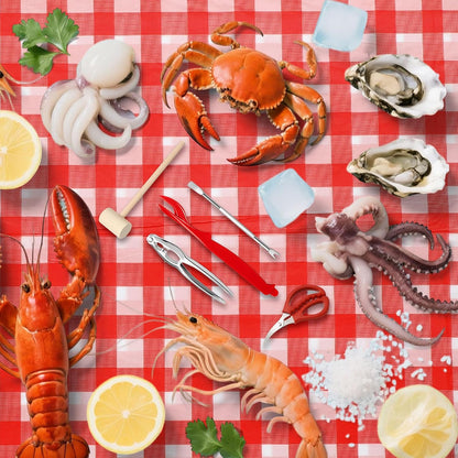 Seafood Boil Party Supplies Crab Crackers and Tools Set