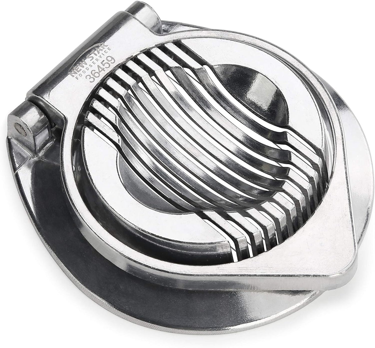 New Star Foodservice Commercial Grade Aluminum Egg Slicer, Mushroom Slicer with Stainless Steel Wire (Hand Wash Only)