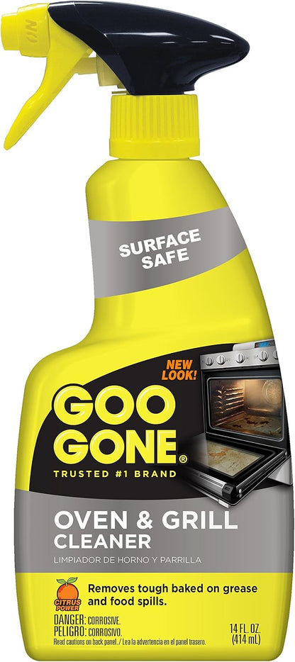 Goo Gone Oven and Grill Cleaner - 28 Ounce - Removes Tough Baked On Grease and Food Spills Surface Safe