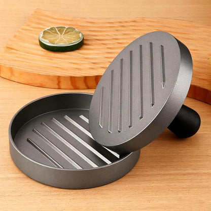 Burger Press 200 Patty Papers, 4.6 in Round Aluminum Non-Stick