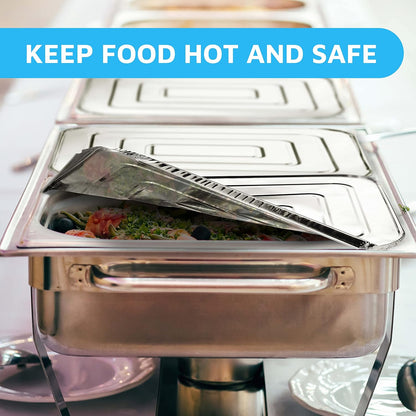 MontoPack Half-Size Aluminium Foil Lids | [100 Pack] Perfect Fit for 9x13 Roasting Pans | Premium Quality for Baking & Catering | Disposable Food Prep Containers Lids