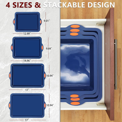 To encounter 2Pack Silicone Muffin Pan with Metal Frame, 12 Cup Regular Size Cupcake Pan, Non-Stick Baking Tray, Food Grade Baking Molds for Oven, Dishwasher Safe