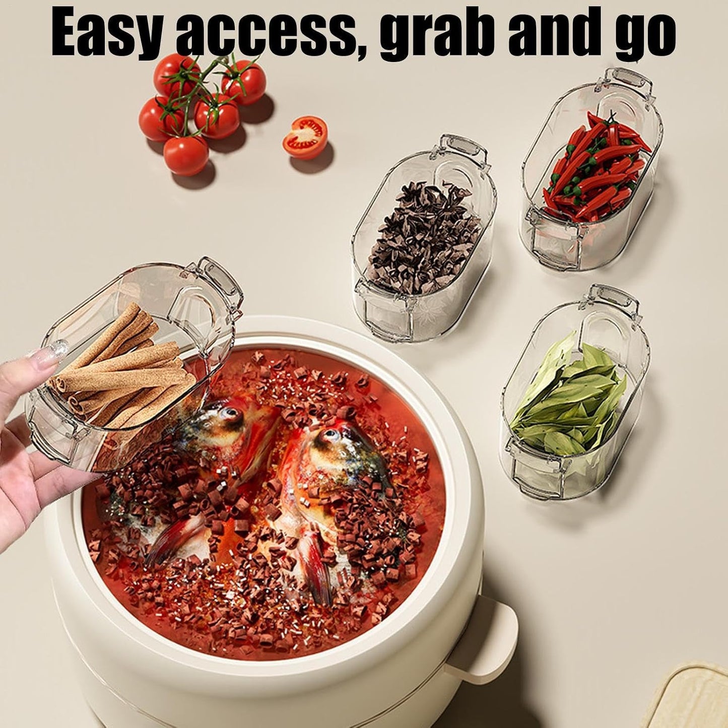 , Airtight Reusable Kitchen Utensils - Salt Jar with Lid | For Bathroom Picnic Baking Food Cooking Household Outdoor Camping Restaurant Bar Coffee Station