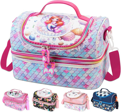 RLGPBON Lunch Bag Kids,Boys Lunch Box,Space Lunch Bag Toddler Teen Boys,School Daycare Cute Travel bags