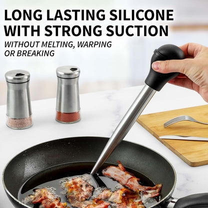 Zulay Kitchen Stainless Steel Turkey Baster