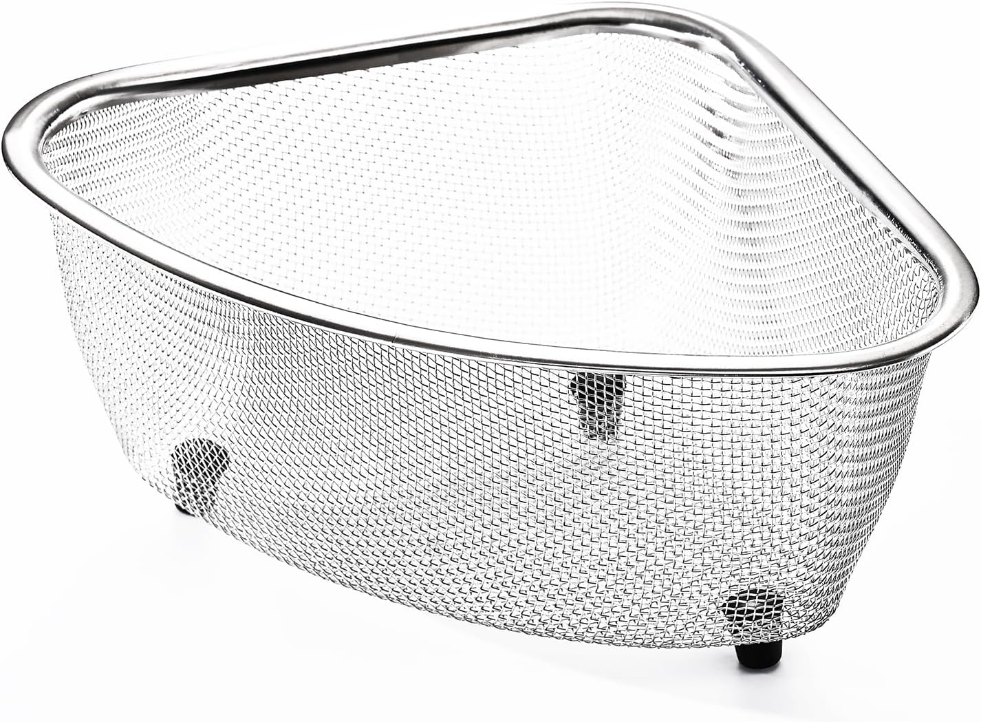 Fox Run Stainless Steel Colander, 4.7 Quart Over The Sink Pasta Strainer