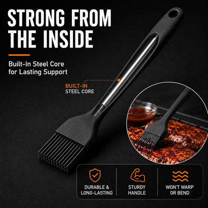 Silicone Basting Pastry Brush for Baking Bbq Spread Oil Butter