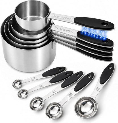 Magnetic Measuring Cups and Spoons Set